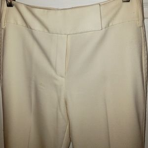 Saks Fifth Avenue size 8 Cream Dress Pants